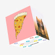 Don't Get Mad Get Pizza Sorry Confetti-exploding Greetings Card