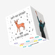 Spirit Animal Happy May Birthday Confetti-exploding Greetings Card