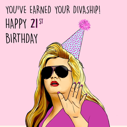 Gemma Collins 21st Birthday Card
