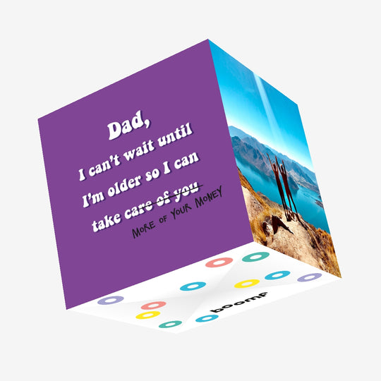 Can't Wait To Take More Of Your Money Father's Day Confetti-exploding Greetings Card