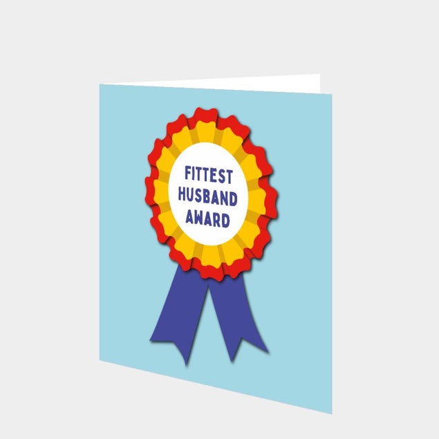 Fittest Husband Award Card
