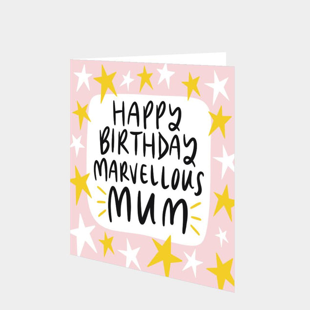 Happy Birthday Marvellous Mum Card