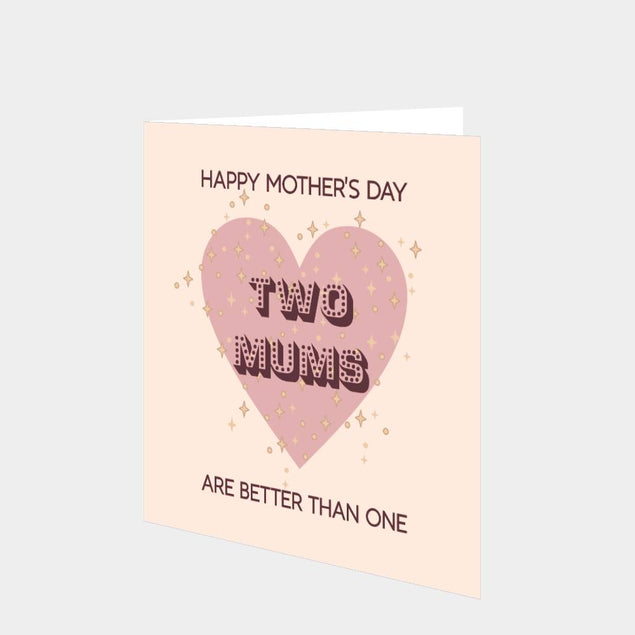Happy Mother's Day Two Mums Are Better Than One Card