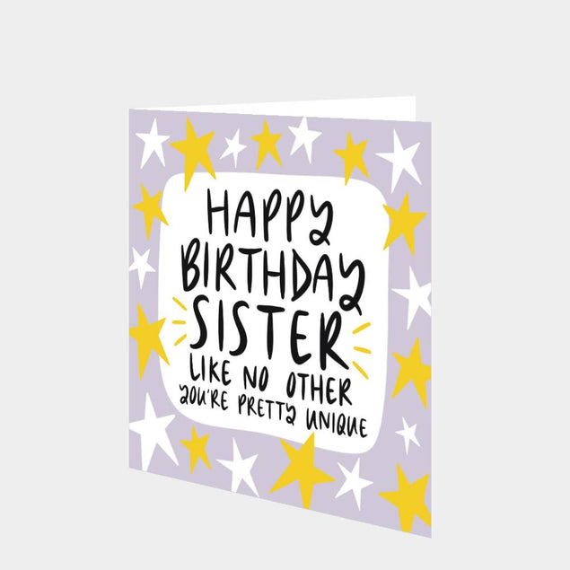 Happy Birthday Sister Like No Other Card