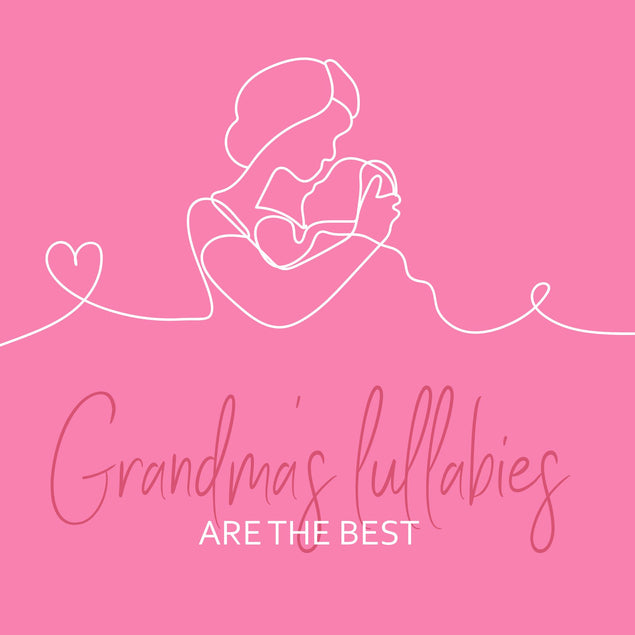 Grandma's Lullabies Pink Card