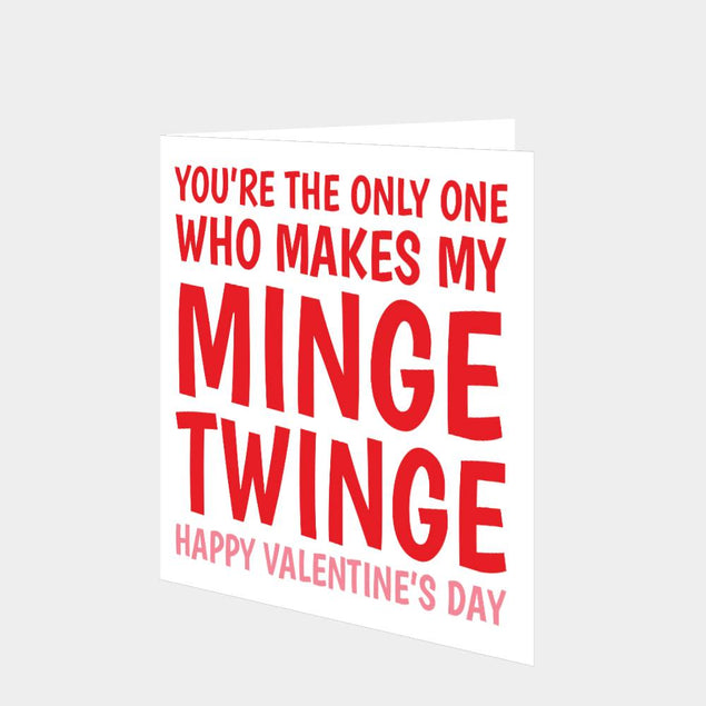 Minge Twinge Card