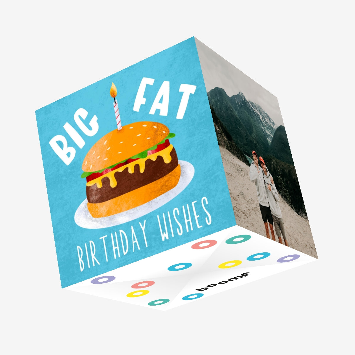 Big Fat Birthday Wishes Confetti Exploding Greetings Card – Boomf