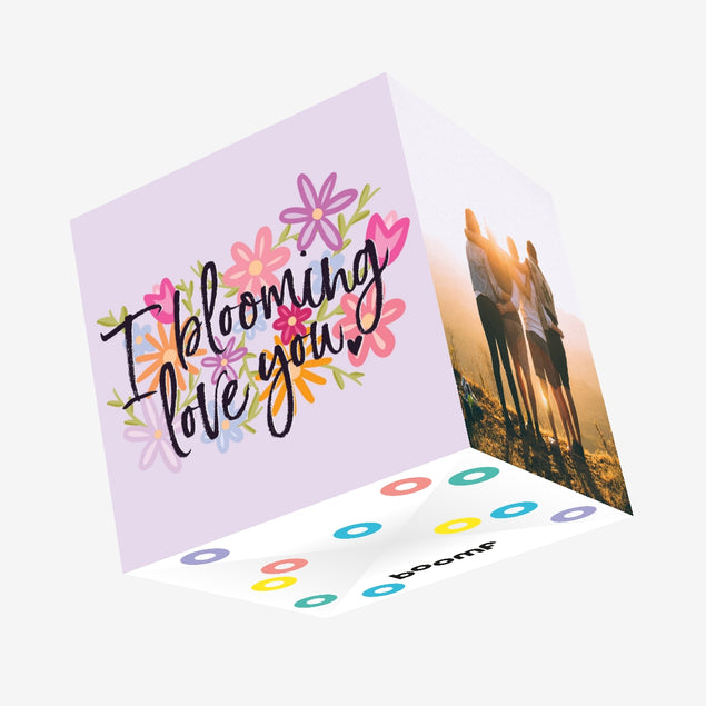 I Blooming Love You Confetti-exploding Greetings Card