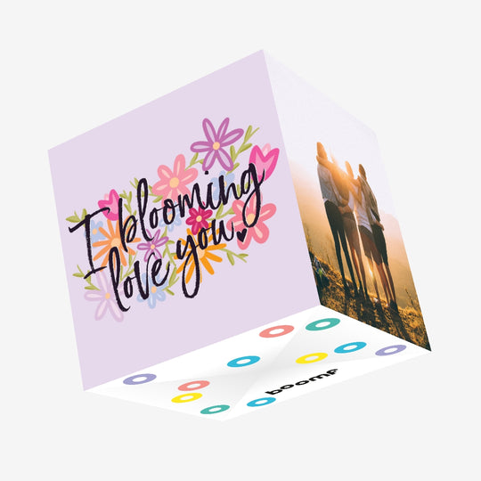 I Blooming Love You Confetti-exploding Greetings Card