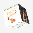 Merry First Christmas Baby Confetti-exploding Greetings Card