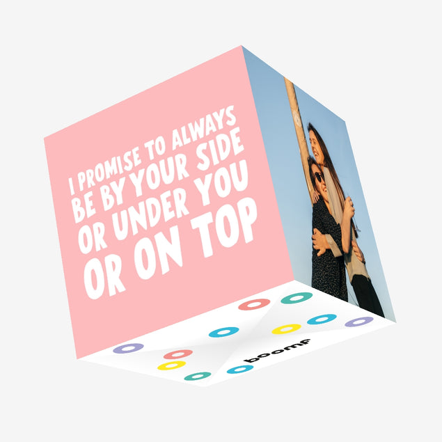 I Promise To Always Be By Your Side Confetti-exploding Greetings Card