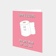 Congratulations you were made for this shit - pink Card