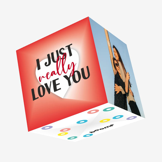 I Just Really Love You Confetti-exploding Greetings Card