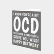 OCD Birthday Confetti Card