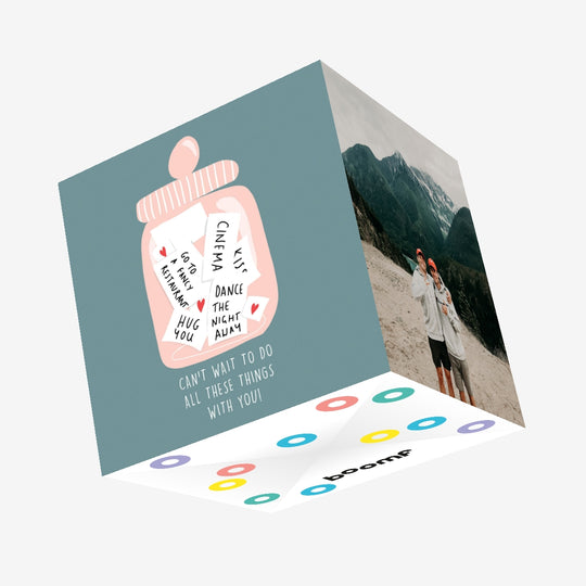 Can't Wait Confetti-exploding Greetings Card
