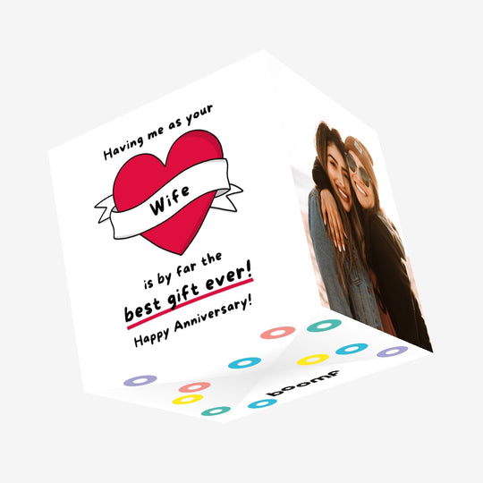 Having Me As Your Wife Confetti-exploding Greetings Card