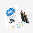 Poof Your 30s Gone Confetti-exploding Greetings Card