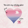 You Are My Missing Piece Card