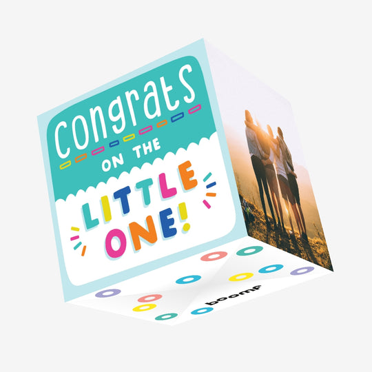 Congrats On The Little One Confetti-exploding Greetings Card