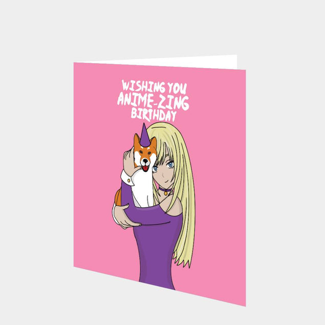 Anime-zing Birthday Card