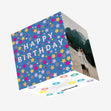 Stars Mulberry Confetti-exploding Greetings Card