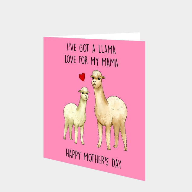 I've Got A Llama Love For My Mama Card