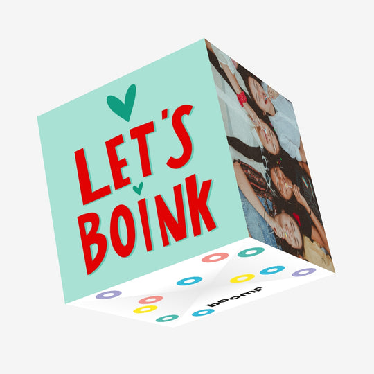 Let's Boink Naughty Love Confetti-exploding Greetings Card