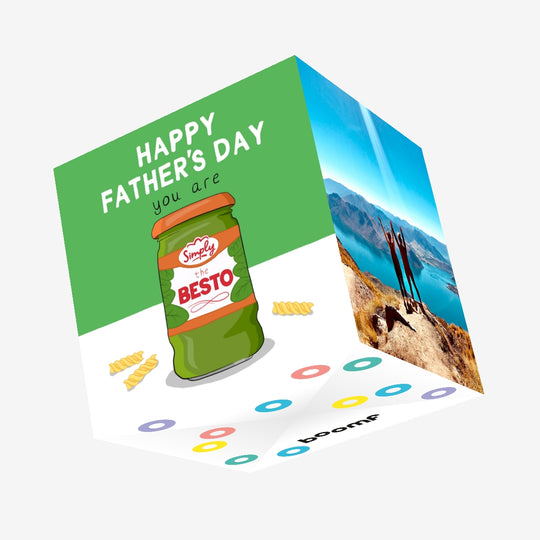 You Are Besto Father's Day Confetti-exploding Greetings Card