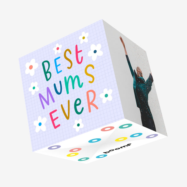 Best Mums Ever Little Daisies Mothers Day Confetti-exploding Greetings Card