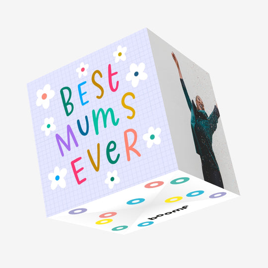 Best Mums Ever Little Daisies Mothers Day Confetti-exploding Greetings Card