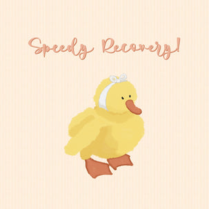 Speedy Recovery Duck Card