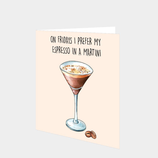 Expresso Martini Card