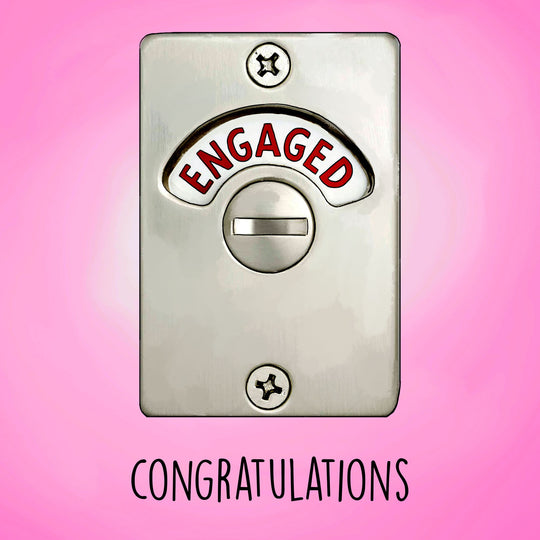 Engaged Congratulations Card