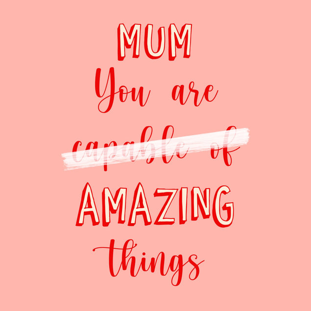 You Are AMAZING Things Bomb 3D Cube Card