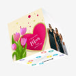 Cute Tulips I Love You Mom Happy Mother's Day Confetti-exploding Greetings Card