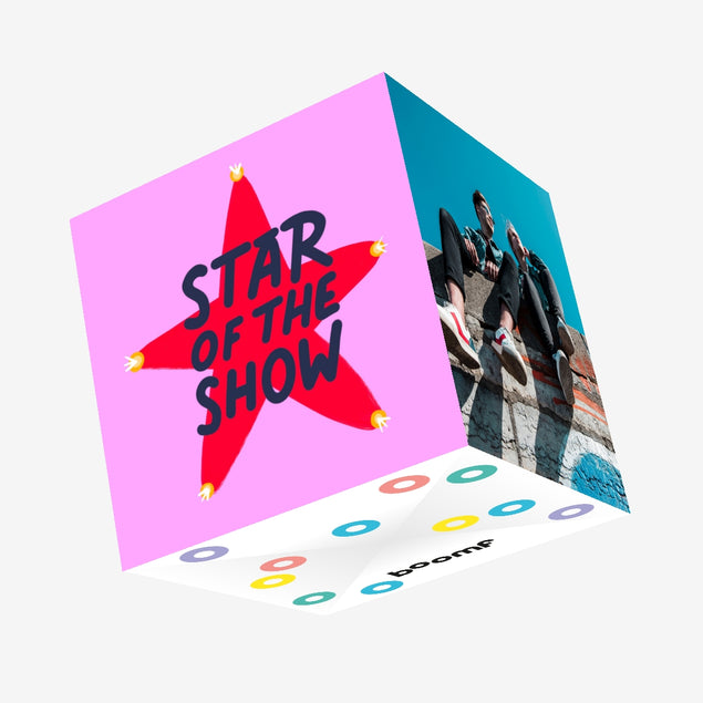 Star Of The Show Confetti-exploding Greetings Card