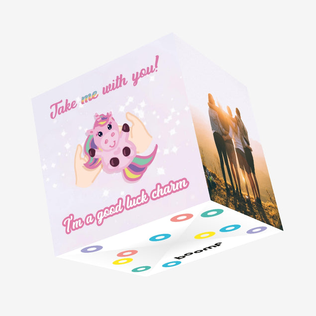 Good Luck Charm Confetti-exploding Greetings Card