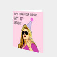 Gemma Collins 30th Birthday Card