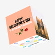 Happy Valentine's Day To My Favourite Girlfriend Confetti-exploding Greetings Card