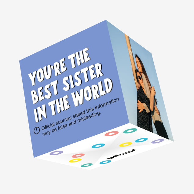 Official Sources Stated This Information May Be False And Misleading Confetti-exploding Greetings Card