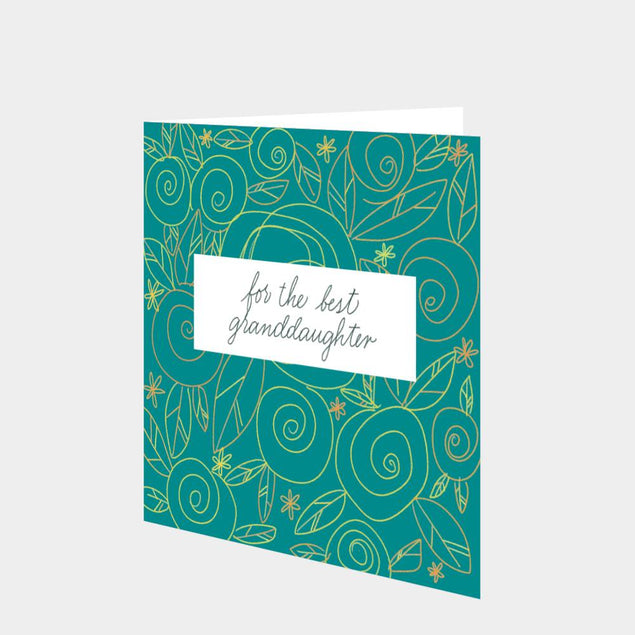 For The Best Granddaughter Card