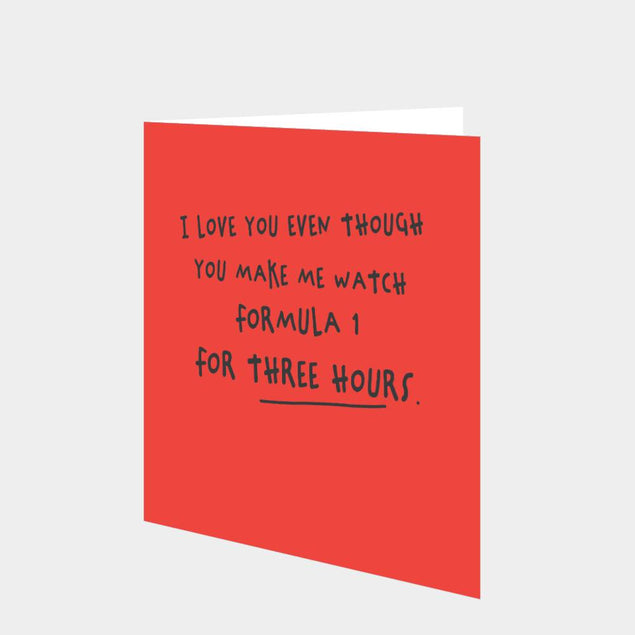Formula 1 Card