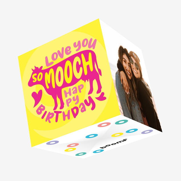 Love You So Mooch Happy Birthday Confetti-exploding Greetings Card