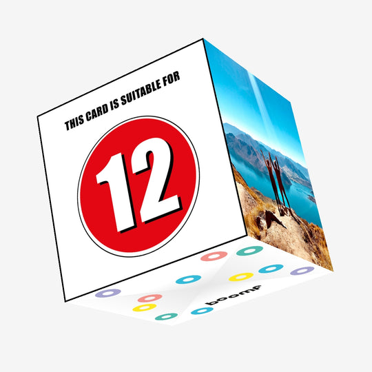 12th Birthday Confetti-exploding Greetings Card