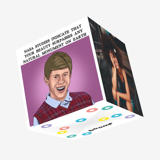 Geek Compliment Valentine's Confetti-exploding Greetings Card