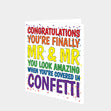 Wedding Confetti Mr Mr Card