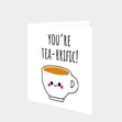 You're Tea-rrific Cute Cup Of Tea Card