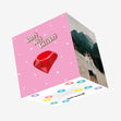 Ruby July Birthday Confetti-exploding Greetings Card