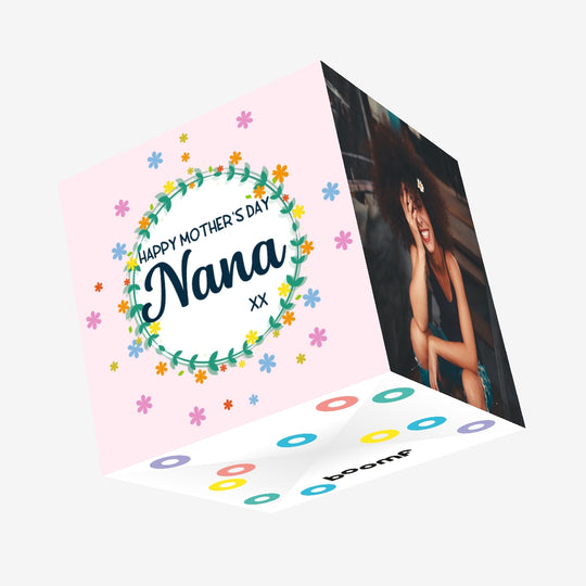 Happy Mothers Day Nana Confetti-exploding Greetings Card