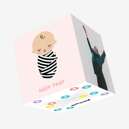 Sleep Thief Confetti-exploding Greetings Card